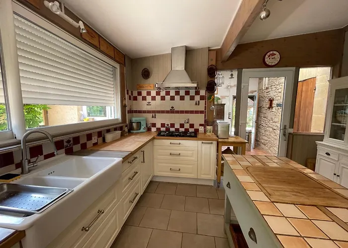 Tatil Evi Vaste Maison Familiale En Pierres Apparentes Promo Septembre Gardonne